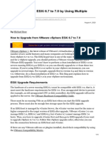 How To Upgrade ESXi 67 To 70 by Using Multiple Methods