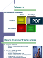 When To Outsource: Pricewaterhousecoopers Model