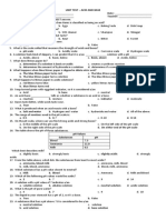 25 Unit Test Acid and Base Answer Key