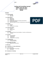 Operating and Mounting Manual Safety Shut Off Valve Gas - Solenoid Valve Evsa