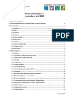 IKI Guidelines For International Applicants - Valid For IKI Selection Procedures Until 2017