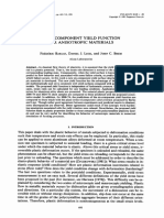 Barlat - 1991 - A SIX-COMPONENT YIELD FUNCTION PDF