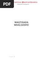 Maalgasho Wakhtigaaga Buug Somali PDF