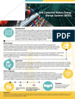 Grid Connected Battery Energy Storage Systems (BESS) : Background