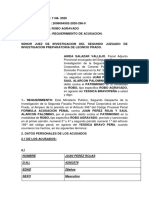 Requerimiento de Acusacion Robo Agravado 2020 PDF