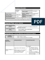 Lesson Plan Math 2d and 3d Shapes