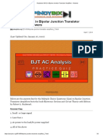 Boylestad - MCQ in Bipolar Junction Transistor Amplifiers - Answers