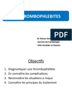 Les Thrombophlebites 2017