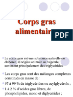 Corps Gras Alimentaires