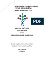 INFORME 1-Recoleccion de Muestras