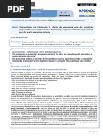 Semana 37 Ficha de Autoaprendizaje Semana 3 Matemática Ciclo Vi PDF