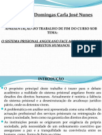 O Sistema Prisional Angolano Face Aos Desafios Dos Direitos Humanos