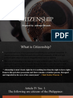 CITIZENSHIP