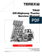 TR40 Off-Highway Trucks Service Manual: Click Here For of Contents