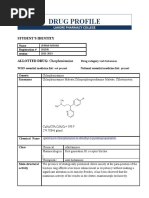 Drug Profile Chlorphenramine