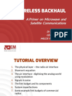 Wireless Backhaul: A Primer On Microwave and Satellite Communications