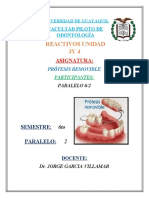 Reactivos Protesis Removible Segundo Parcial Unidad 3 y 4