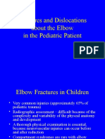 Fractures and Dislocations About The Elbow in The Pediatric Patient