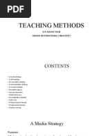 Teaching Methods: D.R Johari Talib Unitar International University