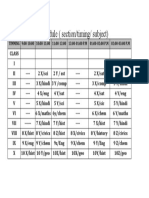 Class Schedule 10.04