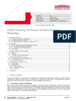 Field-Testing of Power Semiconductor Modules: Application Note