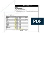 AC Branch Current: Device Qty Current Total