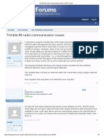 Trimble R8 Radio Communication Issues - GPS Forums