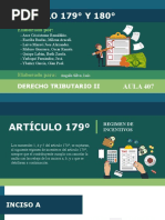 ARTÍCULO 179° Y 180°: Elaborado Por