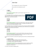 Results For Multiple Choice Quiz: You Correctly Answered 10 Questions For A Score of 100 Percent