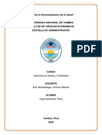 Tarea Capacitacion de La Fuerza de Ventas