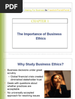 The Importance of Business Ethics: Ethical Decision