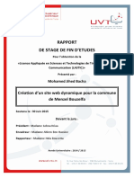 Memoire PFE: Creation Site Web Dyn-Commune