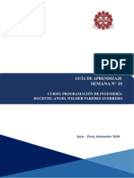 Guía - Aprendizaje - PI - IC - 2020-II - SEM. 10 PDF