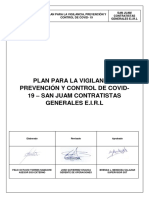 Plan COVID SAN JUAM CONTRATISTAS GENERALES