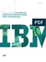 IBM E-Commerce Startegies Fo B2B Platform