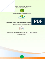 Monographie Régionale de La Wilaya de Nouakchott - FR