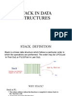 Stack in Data Structures