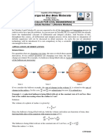 Surigao Del Sur State University: Calculus For Civil Engineering Iii Module Number 1 (Review Module)