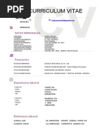 Curriculum Vitae: Formación