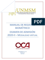 Manual Del Postulante Registro Biometrico PDF