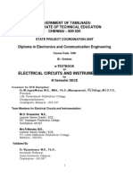 Electrical Circuits & Instrumentation PDF