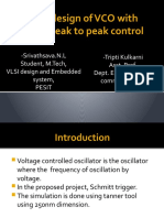 Novel Design of VCO With Output Peak To Peak Control