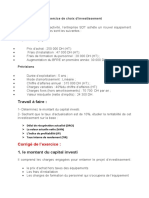 Exercice de Choix D'investissement