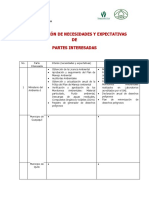 Identificación Necesidades y Expect de Partes Interesadas - BRENNTAG - Enero - 2018