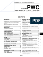 Power Window Control System: Section