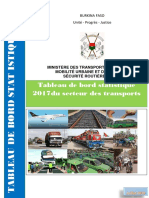 Tableau de Bord Statistique Transport 2017 PDF