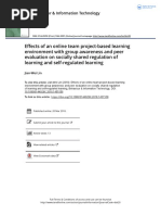 Lin, J.-W. (2018) - Effects of An Online Team Project-Based Learning Environment With Group Awareness and Peer Evaluation On Socially Shared Regulation of Learning and Self-Regulated Learning.