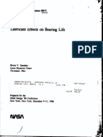 Lubricant Effects On Bearing Life: Erwinv. Zarmky