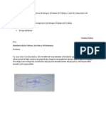 Carta de Compromiso de Integrar El Equipo de Trabajo y Carta de Compromiso de Difusion o Exhibicion 2020