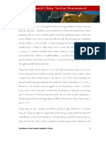 SC Nuclear Disarmament - China - Position Paper